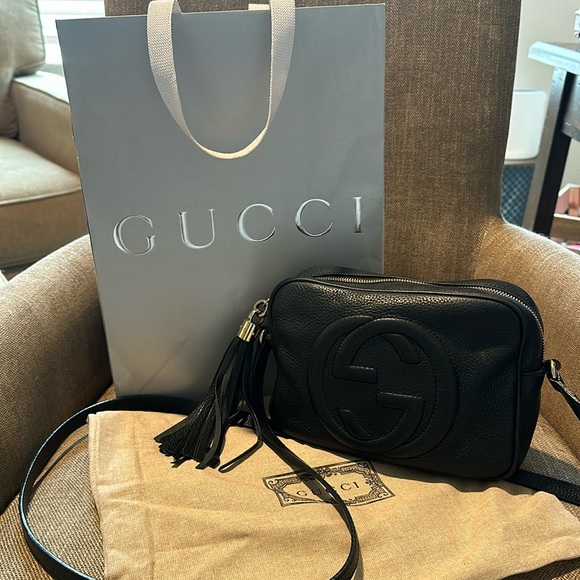 Gucci Handbags - Gucci Soho Bag- Black